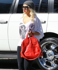 Christina Aguilera Givenchy Nightingale Bag