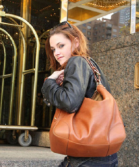 Kristen Stewart With A Ralph Lauren Handbag