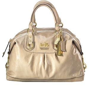 Coach Madison Patent Sabrina Large Satche Handbag | Celebrity Bags